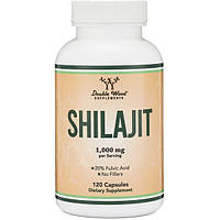 Антиоксидант Double Wood Supplements Shilajit Resin 1000 mg (2 caps per serving) 120 Caps GB, код: 8207224