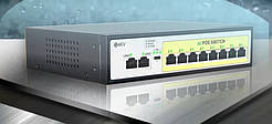 Комутатор на 6 портів РОЕ 108D STEAMEMO  SFP для IP-камер