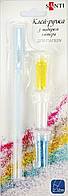 Клей-ручка "Santi" з набором глітера (блакитний, жовтий, білий) №742959(36)