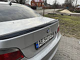 Спойлер ліп багажника BMW series 5 E60 M5 2004-2009 ABS пластик, черний глянець, фото 6