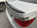 Спойлер ліп багажника BMW series 5 E60 M5 2004-2009 ABS пластик, черний глянець, фото 9