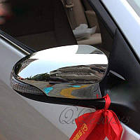 Хром накладки на дзеркала Toyota Auris 13- / Camry 50/55 11- / Corolla 2013- / Yaris 11- хромований пластик