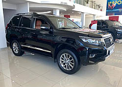 Хромовані молдінги дверей Toyota Land Cruiser Prado 150 2009-2021 у стилі 2018+