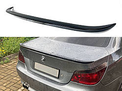Спойлер лип багажника BMW series 5 E60 2004-2009 ABS пластик, колір чорний глянець