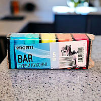 Губки кухонные с профилем Bar ТМ Profit 8х6х4 см комплект 5 шт