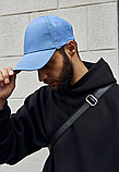 Крута літня повсякденна кепка чоловіча блакитна, фото 5