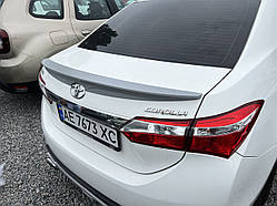 Спойлер ліп багажника Toyota Corolla ЄВРОПА 2013-2018 ABS пластик під фарбування