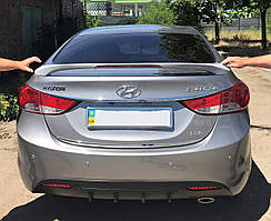 Спойлер на багажник Hyundai Elantra MD 2010-2015 зі стоп сигналом ABS пластик