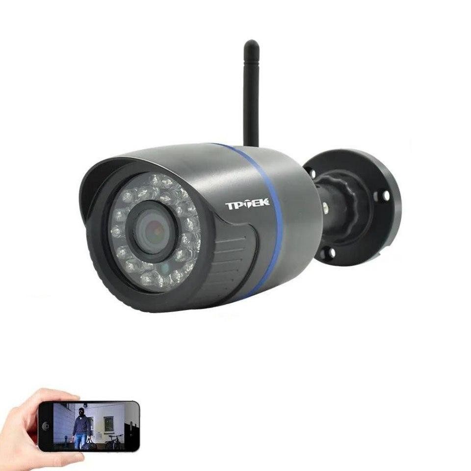 Охоронна Wi-Fi IP камера Tptek WO1016EB (4MP), AP Hotspot, Onvif. CamHi, фото 1