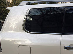 Хром молдинги накладки на вікна Lexus LX 570 2008-2011 / Toyota Land Cruiser 200 2007-2021 2 частини