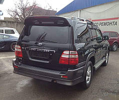 Спойлер козирок Toyota Land Cruiser 100 / Lexus LX 470 1998-2007 ABS пластик колір чорний, модель Maxi