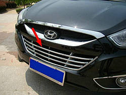 Хромована решітка бампера Hyundai IX35 2010-2012