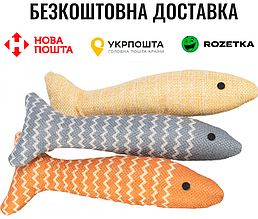 Іграшка Trixie Рибка велика для котів з котячою м'ятою 20 см (кольори в асортименті)