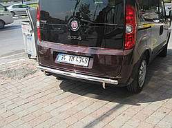 Захист заднього бампера пряма труба Fiat Doblo 2010+ Opel Combo 2010+ Туреччина Tamsan