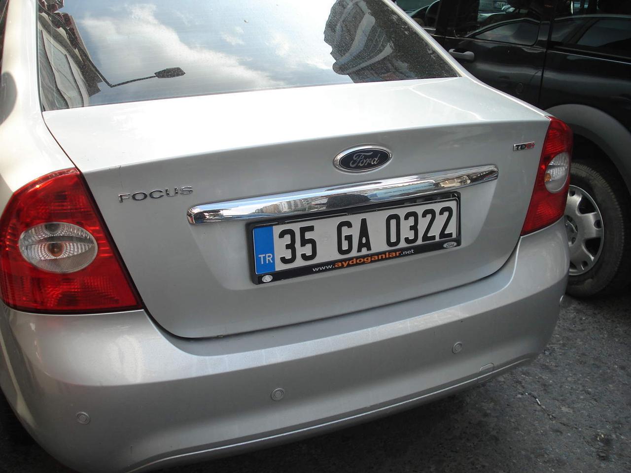 Хром накладка на планку багажника Ford Focus Sd 2005-2010 (нержавіюча сталь)