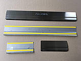 Накладки на пороги Ford Kuga 2008-2012 Standart (з нержавіючої сталі), фото 5