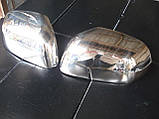 Хром накладки на дзеркала Renault Duster 2010-2011 (нержавіюча сталь), фото 3