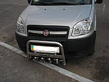 Хром накладка на решітку радіатора Fiat Doblo 2006-2010, фото 2