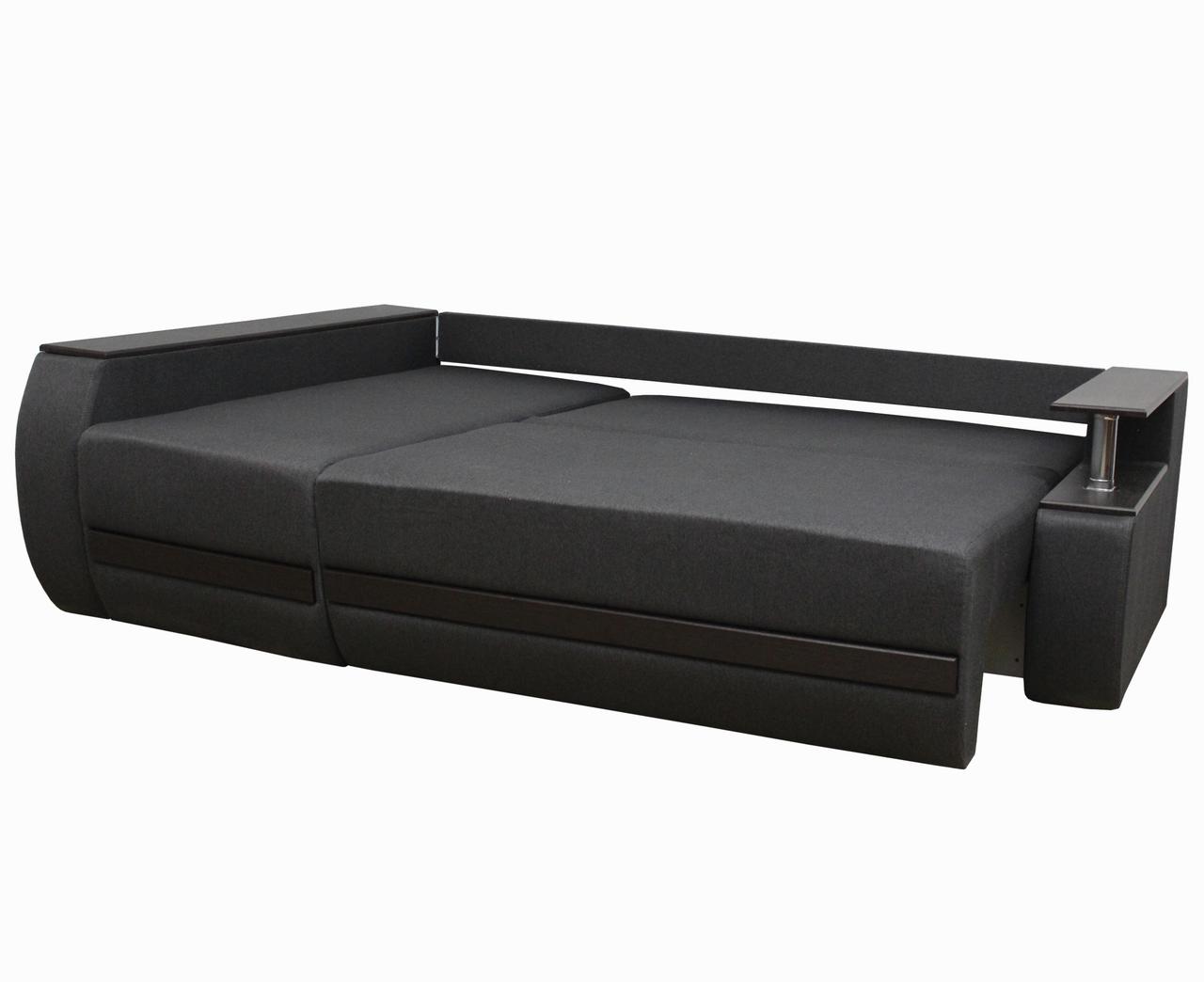 Угловой раскладной диван с нишей для белья и подушками Арлон еврокнижка Amely - фото 4 - id-p2192554962