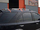 Рейлінги на дах Kia Sorento 2003-2009 із металевими кінцевиками., фото 2