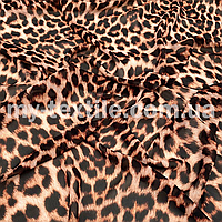 Ткань Шифон принт Леопард #1