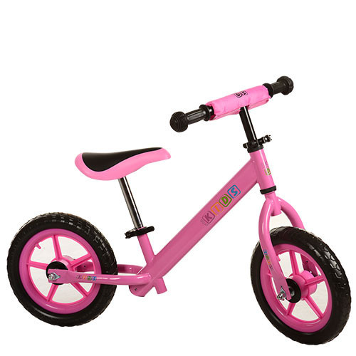 Біговел PROFI KIDS дитячий 12 д. M 3142-3 (1 шт.)колеса EVA, пластик.обод, рожевий