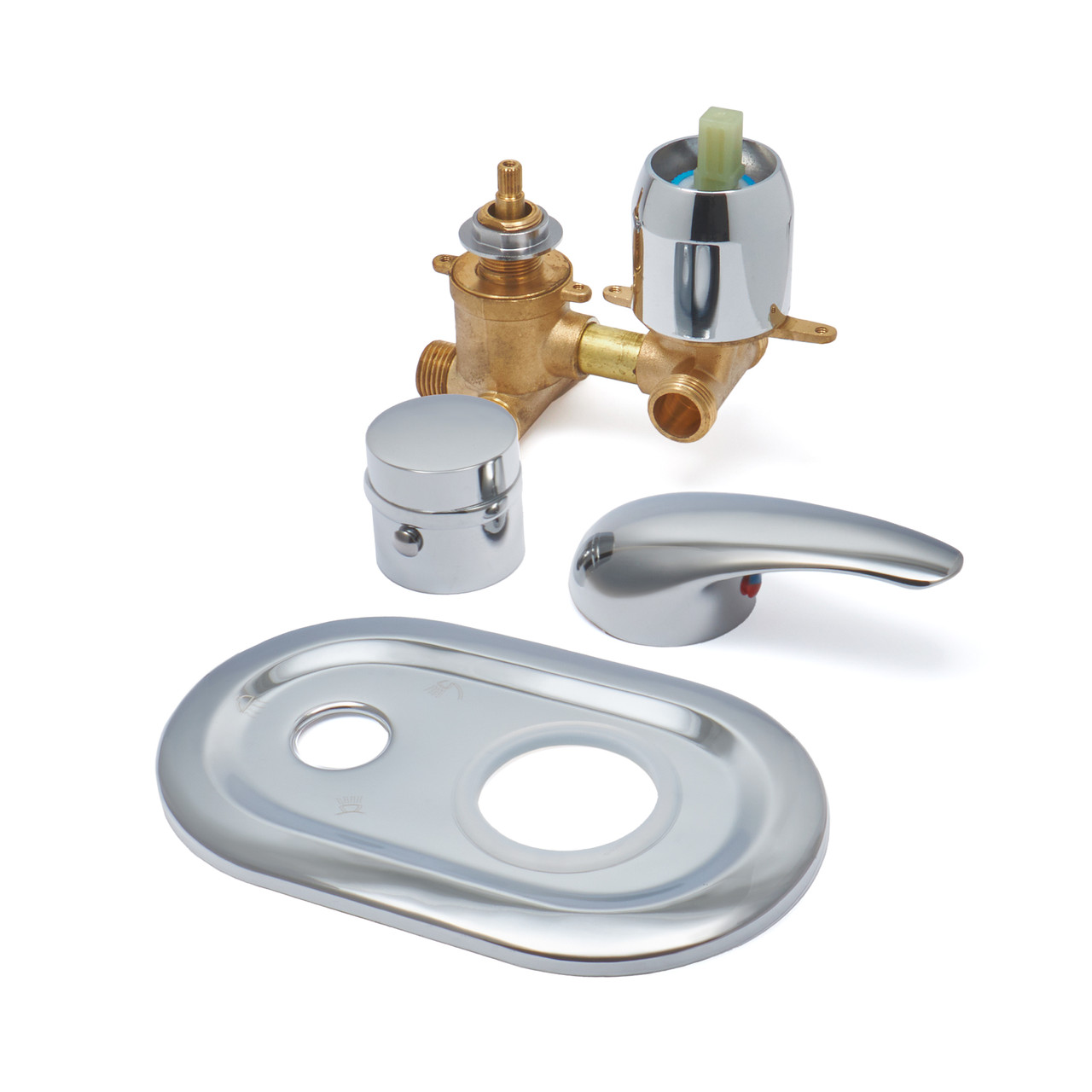 Змішувач для гідромасажного боксу, душової кабіни G3-60 латунний.