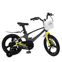 Велосипед дитячий PROF1 16д. STELLAR MB 161020-5 магнезитова рама сірий