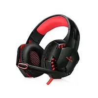 Накладные наушники REAL-EL GDX-8000 Black проводные с микрофоном, Vibration Surround 7.1