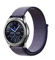 Ремешок BeWatch 22мм нейлоновый липучка для Samsung Gear S3 | Galaxy Watch 46 | Galaxy Watch HR, код: 2613546