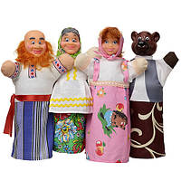 Кукольный театр «Маша и Медведь» 4 персонажа, ЧудиСам