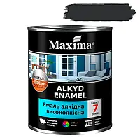 Емаль алкідна високоякісна Maxima чорна матова 2.3кг