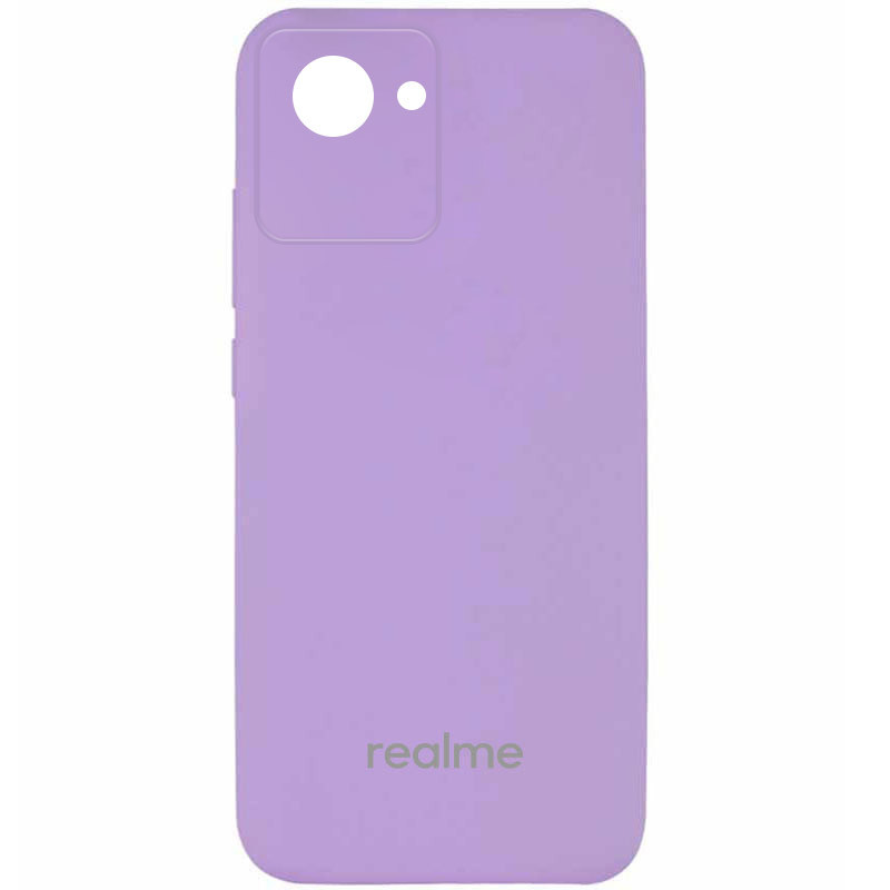 Чохол софт-тач покриттям Full Soft Case для Realme C30/C30S / Realme C30/C30S Silicone Case Full (Бузковий), фото 1