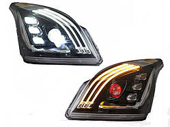 Фари Full LED Toyota Land Cruiser Prado 120 2003-2009 Maybach style