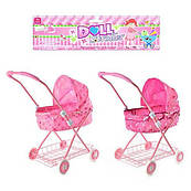 Коляска 8826 N жел, для ляльки, класика,