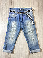 Джинси для дівчинки Ridayen 3107 1 рік 80 см Синій