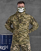 Тактическая куртка пиксель армейская весенняя парка зсу военняя штурмовая пиксельная ветровка