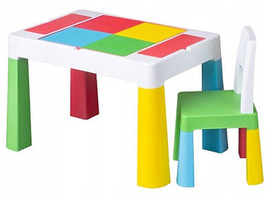 Дитячий стіл і стілець TEGA Multifun Multi (MF-004-134) 1+1