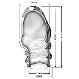 Насадка для потовщення статевого члена Pretty Love Jeremy Transparent — для потужнішої ерекції та довшого задоволення, фото 10