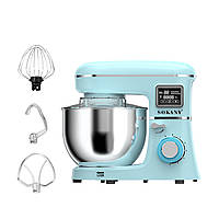 Міксер планетарний Sokany SK-277 Kitchen Master Stand Mixer 1800W 8l стаціонарний міксер