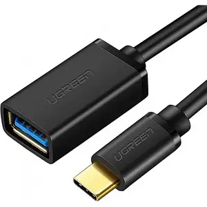 Перехідник Ugreen US154 USB Type C (тато) - USB (мама) Black