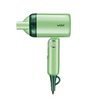 Фен для волосся зі складаною ручкою і 2 швидкостями 1200 Вт (доріжний, компактний, складаний) VGR-421, фото 2