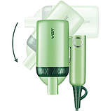Фен для волосся зі складаною ручкою і 2 швидкостями 1200 Вт (доріжний, компактний, складаний) VGR-421, фото 8