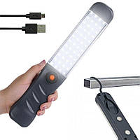 Акумуляторний ліхтар-світильник 15Вт, BL PC 048COB / Магнітний світлодіодний ліхтарик з гачком