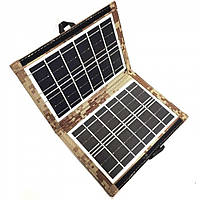 Портативная солнечная панель 7,2 Вт, CCLAMP CL-670, Камуфляж / Солнечная станция для зарядки мобильных