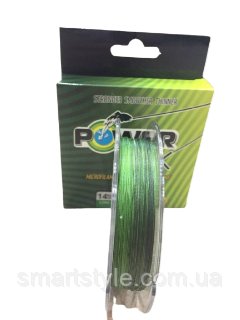 Шнур 150 м восьмижильний X8 Power 0.14 мм 9 кг, фото 1
