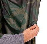 Дощовик плащ намету пончо-накидка від дощу зелений, фото 5