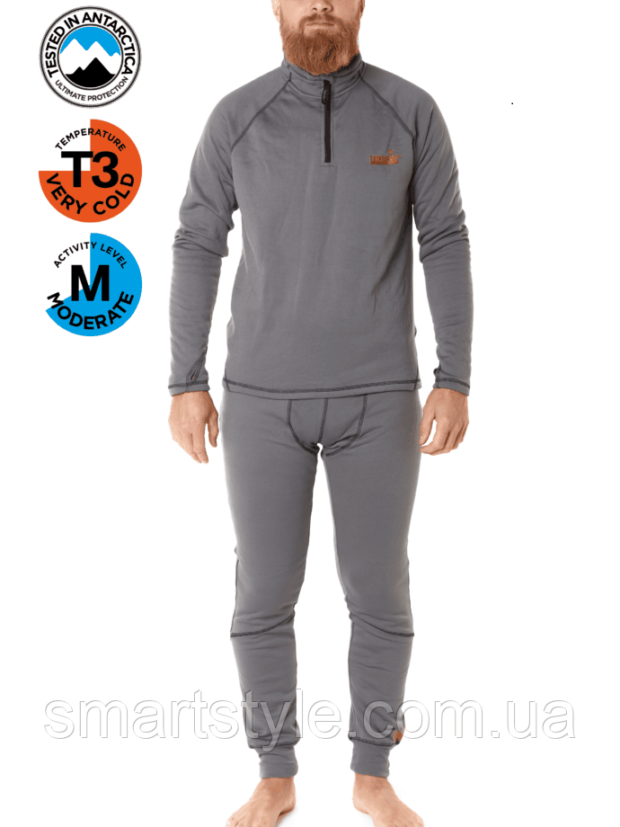 Термобілизна до -20 °C Winter Line Gray Norfin, фото 1