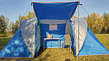 2 окремих намети з тамбуром 4 місна для кемпінгу SHARK, фото 3