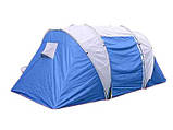 2 окремих намети з тамбуром 4 місна для кемпінгу SHARK, фото 7